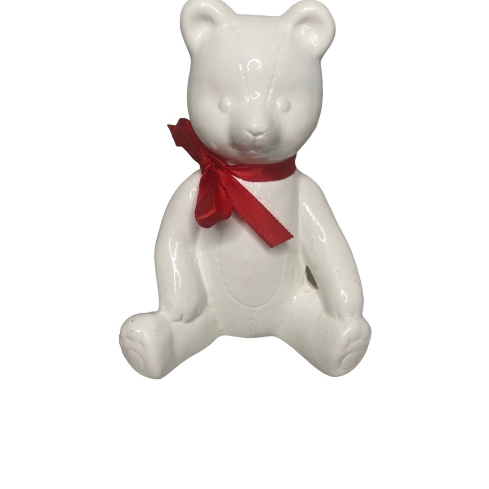 Vintage white porcelain Bear